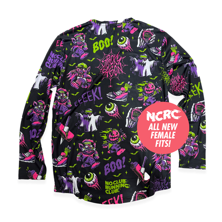 NCRC Female Fits: NCRC: Spooky Season - Full Pattern Long Sleeve Training Jersey