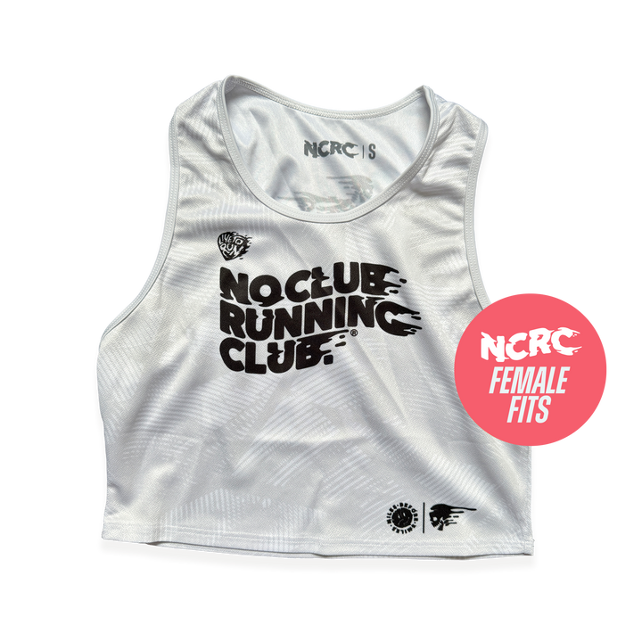 NCRC Essentials V2: Female Fits - Crop Training Singlet - White