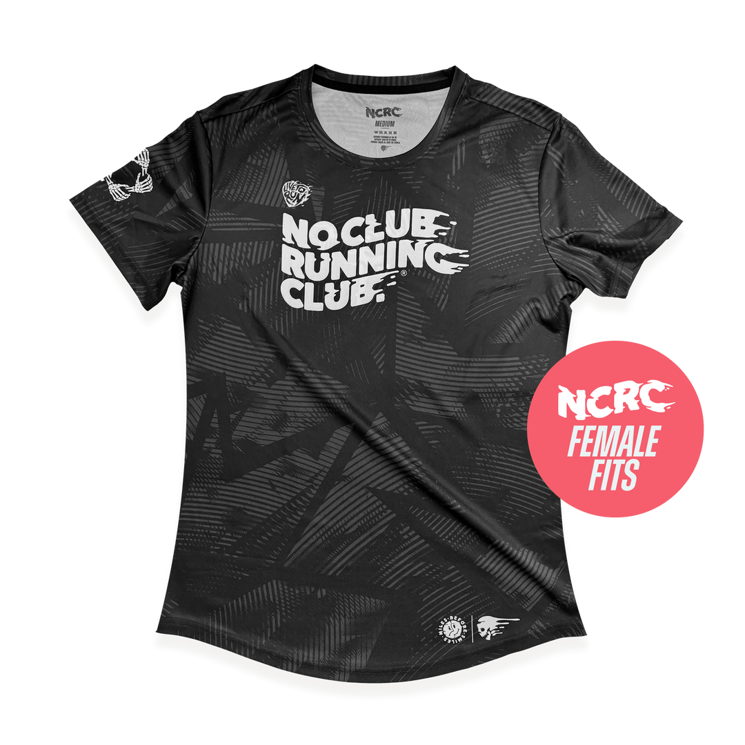 NCRC Essentials V2: Female Fits -  Short Sleeve Training Jersey - Black