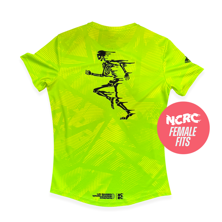 NCRC Essentials V2: Female Fits -  Short Sleeve Training Jersey - Fluro Lemon & Lime
