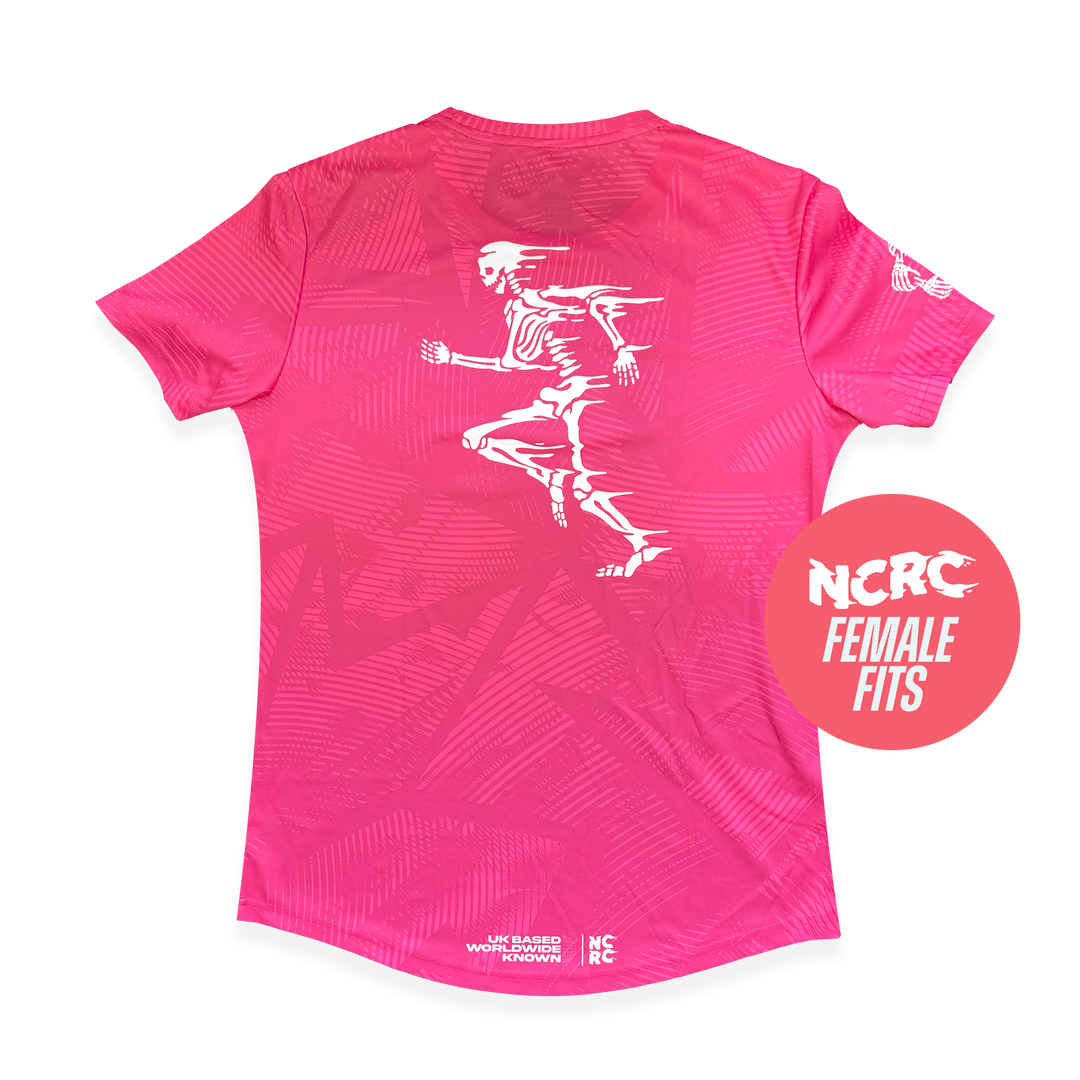 NCRC Essentials V2: Female Fits -  Short Sleeve Training Jersey - Fluro Pink