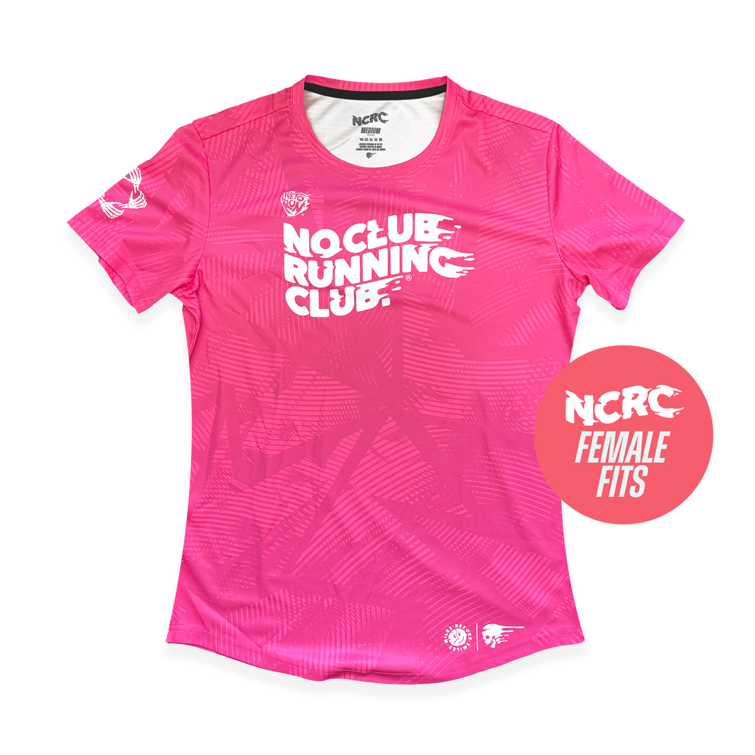 NCRC Essentials V2: Female Fits -  Short Sleeve Training Jersey - Fluro Pink