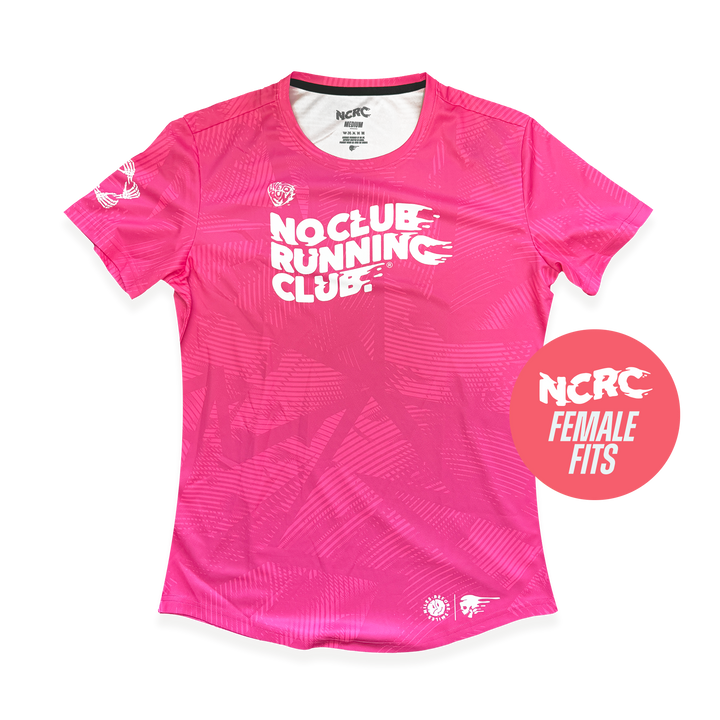 NCRC Essentials V2: Female Fits -  Short Sleeve Training Jersey - Fluro Pink