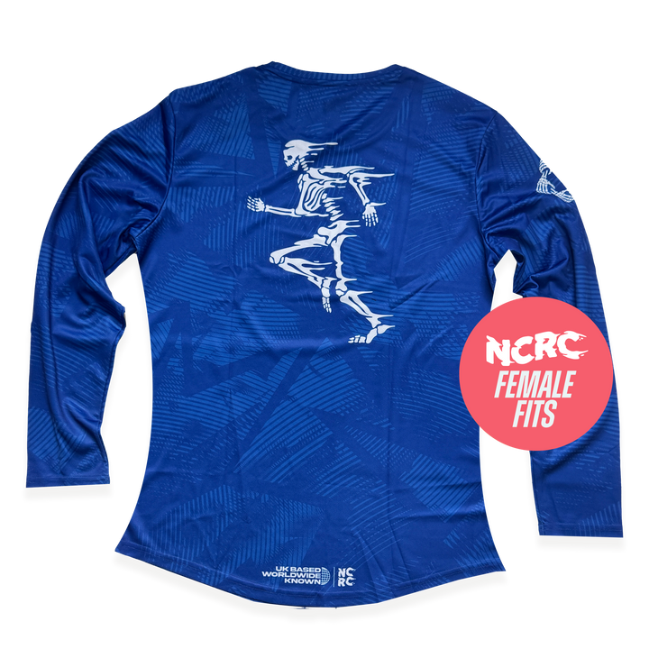 NCRC Essentials V2: Female Fits -  Long Sleeve Training Jersey - Royal Blue