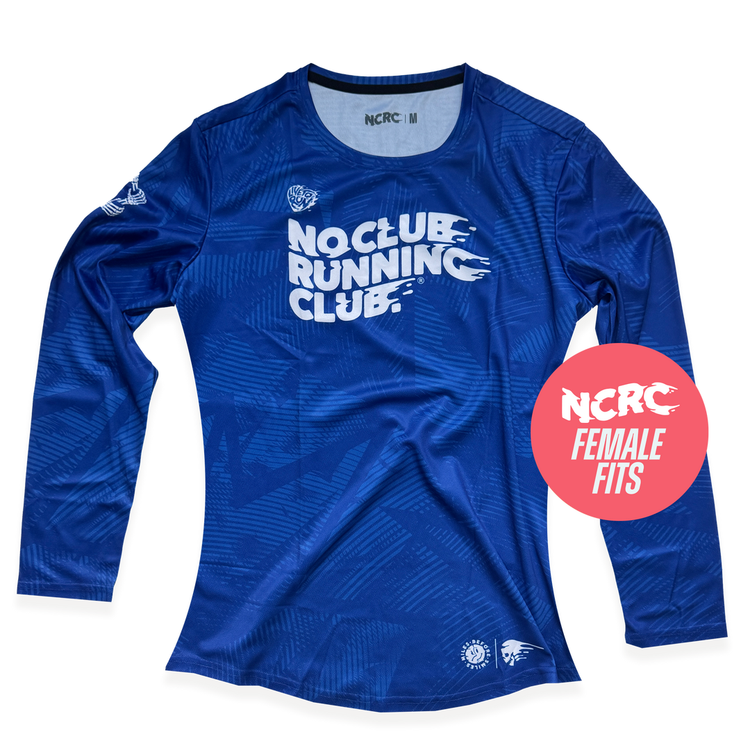 NCRC Essentials V2: Female Fits -  Long Sleeve Training Jersey - Royal Blue