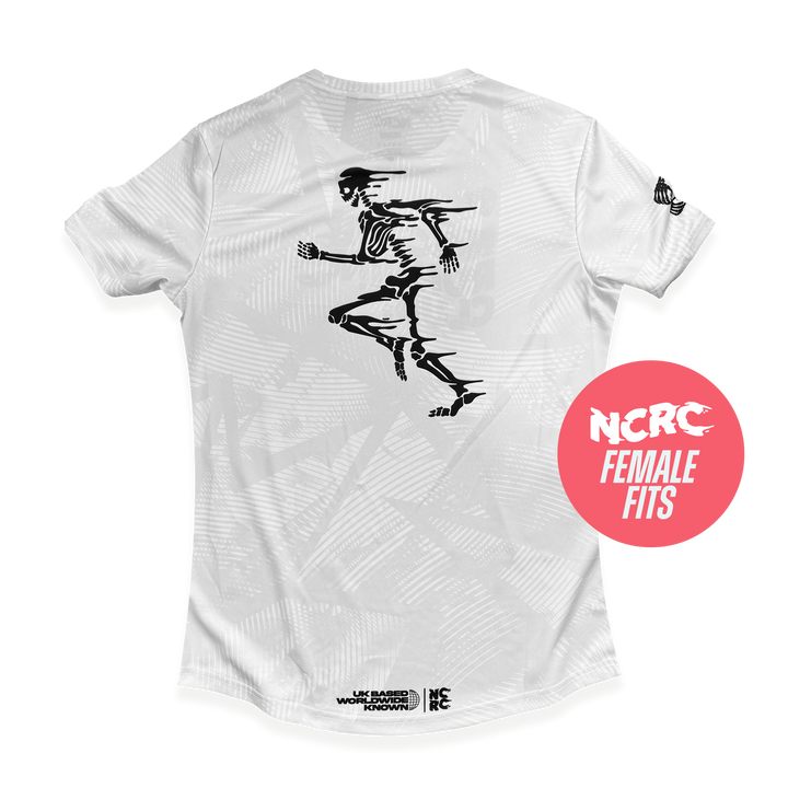 NCRC Essentials V2: Female Fits -  Short Sleeve Training Jersey - White