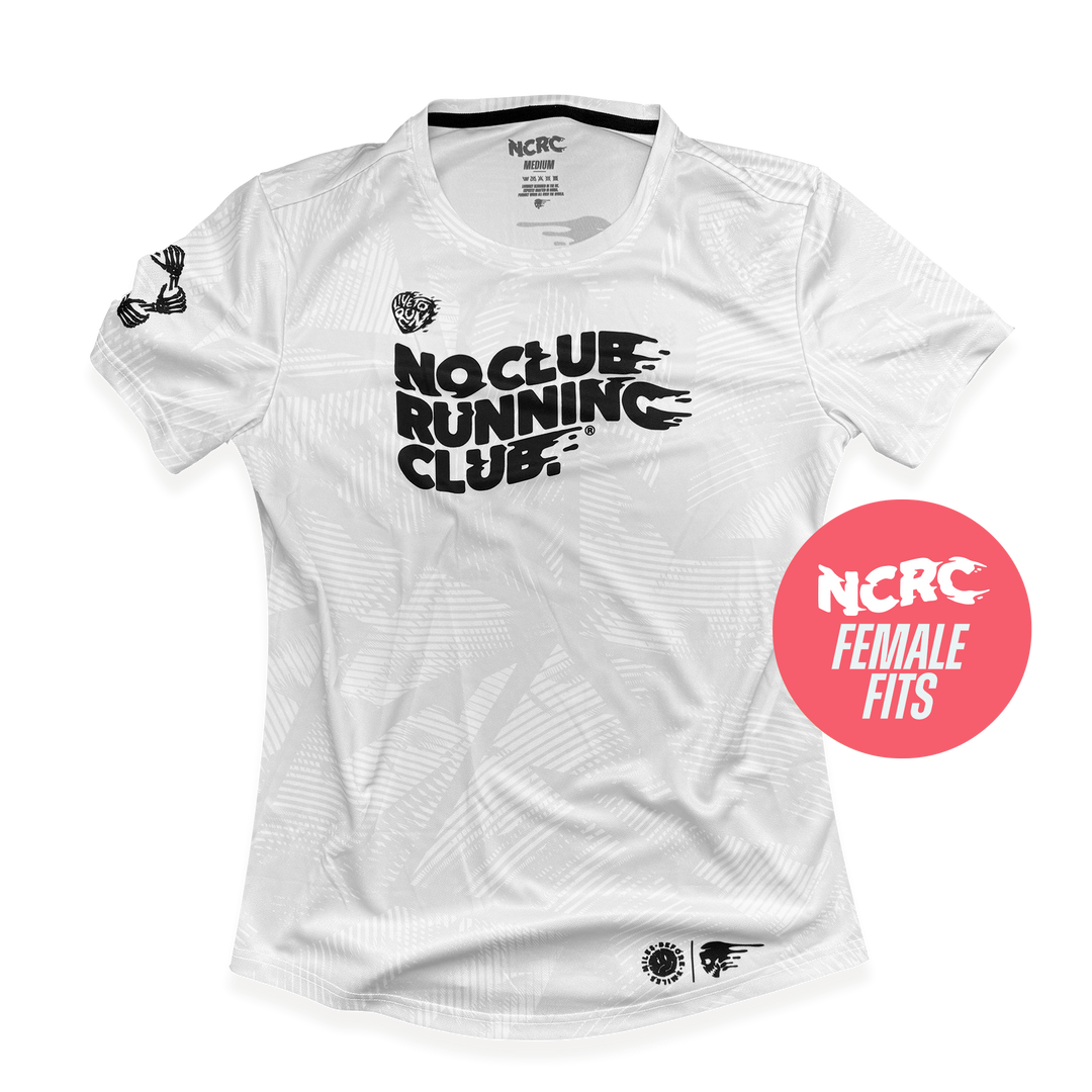 NCRC Essentials V2: Female Fits -  Short Sleeve Training Jersey - White