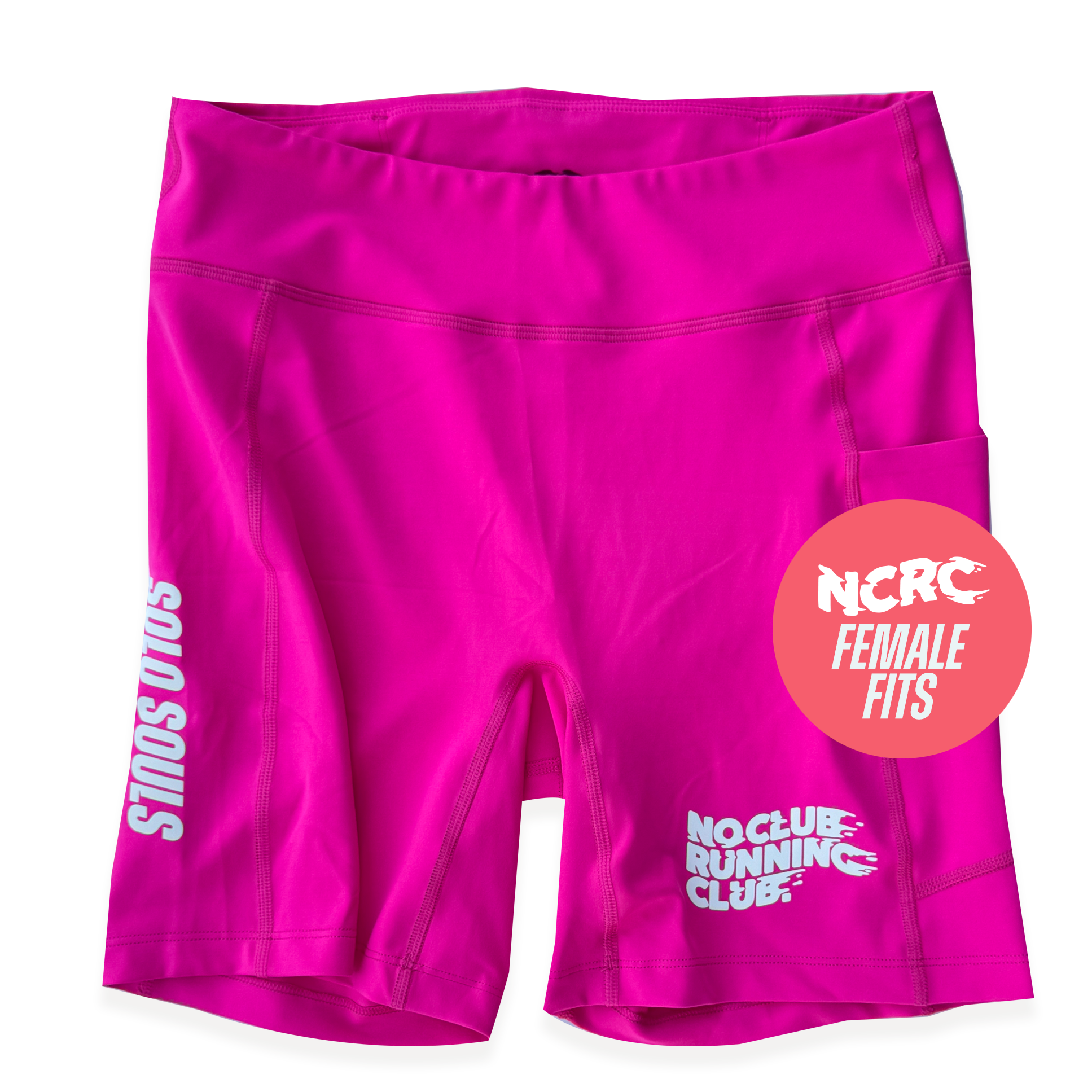 NCRC: Female Fits: Lycra Half Racing Tights - Magenta – No