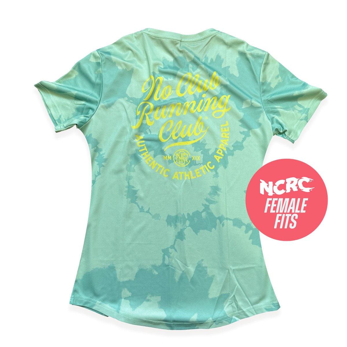 NCRC Female Fits Heritage Tie Dye Short Sleeve Training Jersey Sp ncrc-female-fits-heritage-tie-dye-short-sleeve-training-jersey-sp