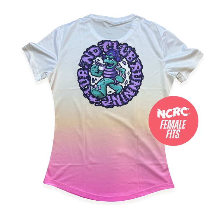 NCRC Female Fits: Run Slow - Short Sleeve Training Jersey - Light