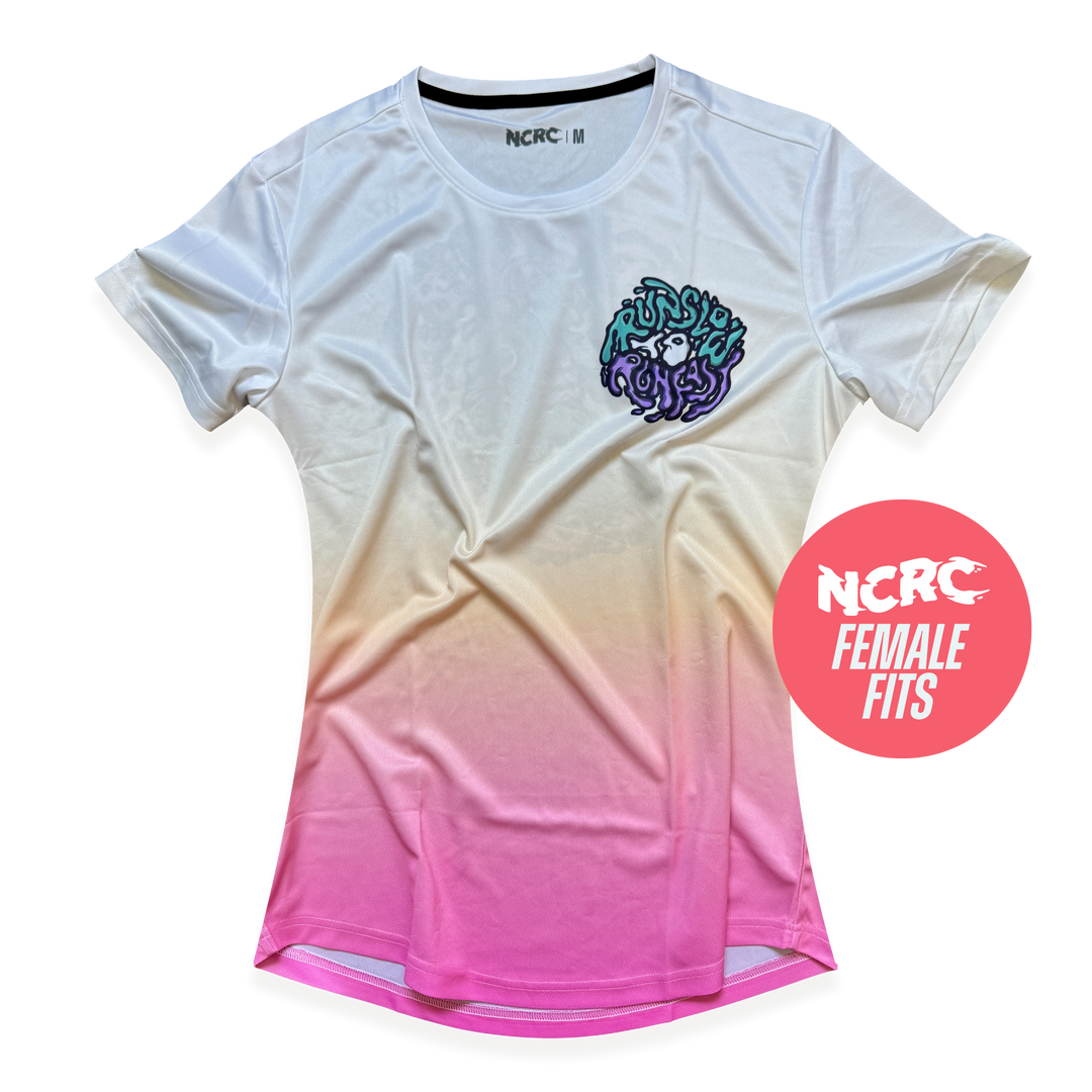 NCRC Female Fits: Run Slow - Short Sleeve Training Jersey - Light