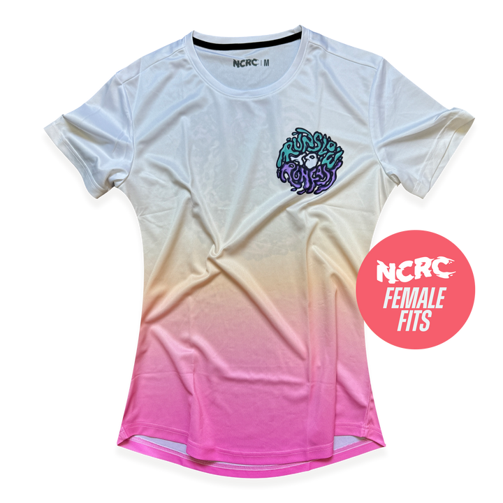 NCRC Female Fits: Run Slow - Short Sleeve Training Jersey - Light