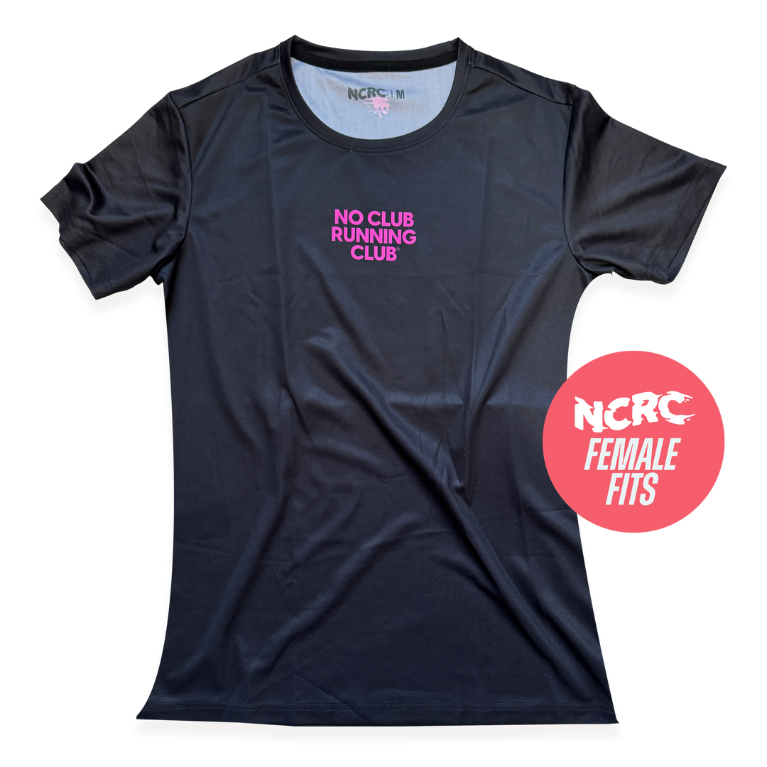NCRC Female Fits: Classics - Short Sleeve Training Jersey - Black/Magenta