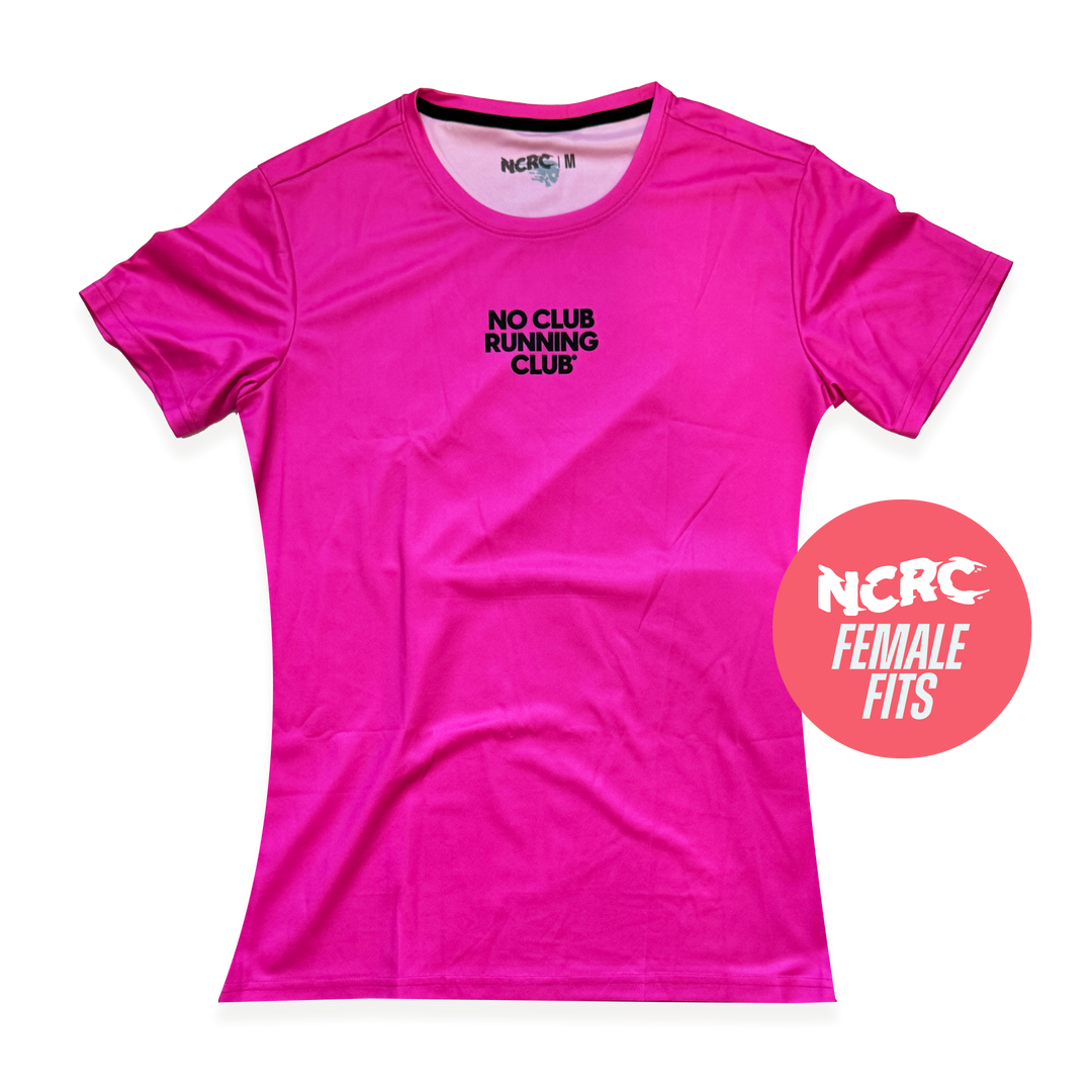 NCRC Female Fits: Classics - Short Sleeve Training Jersey - Magenta/Black