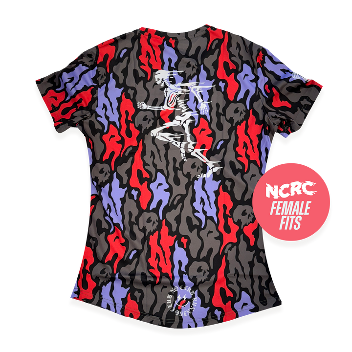 NCRC Female Fits:  Pop Up Exclusives! - Short Sleeve Training Jersey - Camo