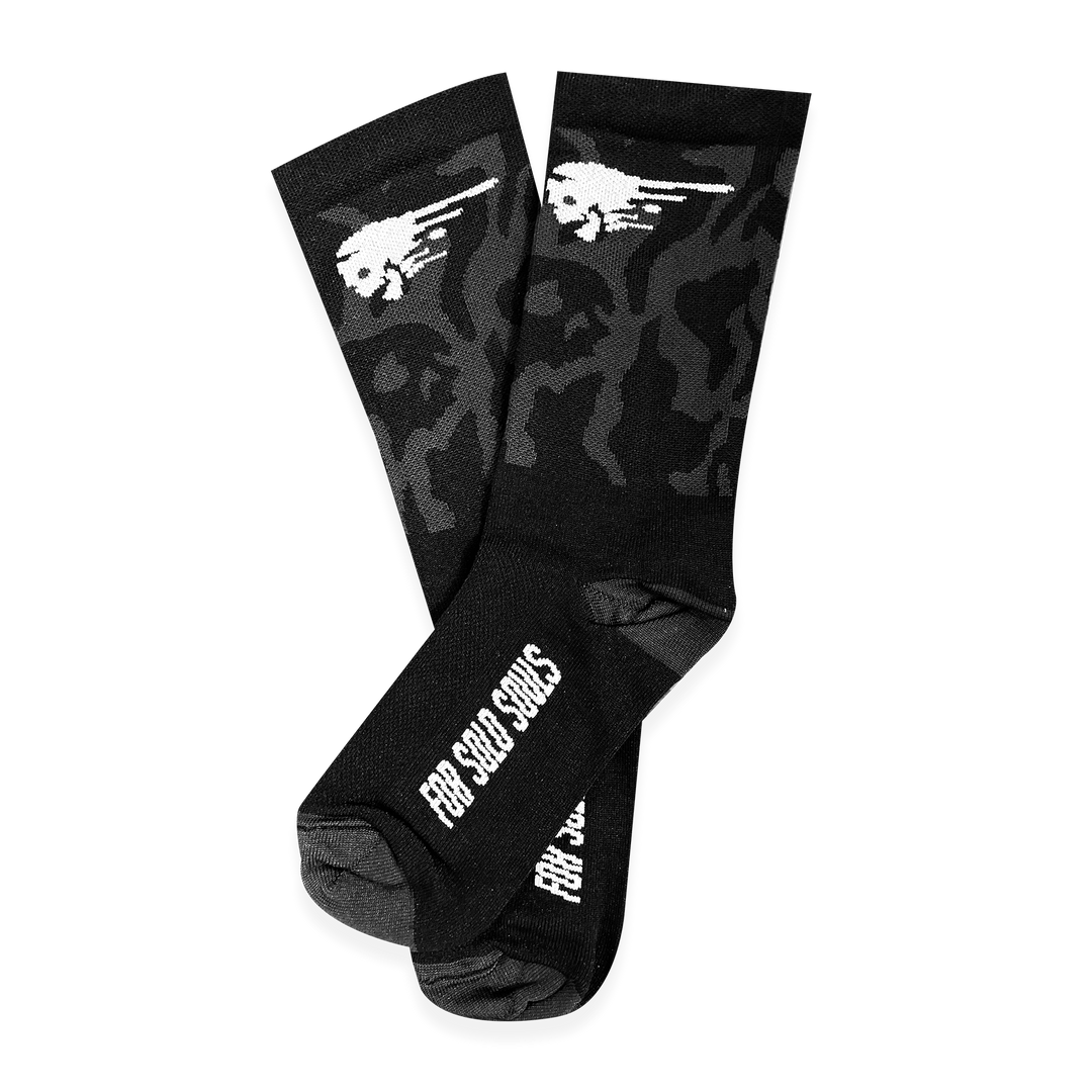 NCRC Running Socks - 2023 - NCRC Camo - Black & Grey