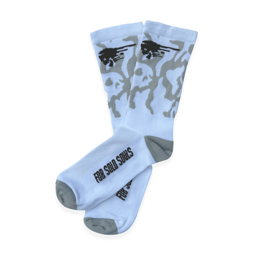 NCRC Running Socks - 2023 - NCRC Camo - White & Grey