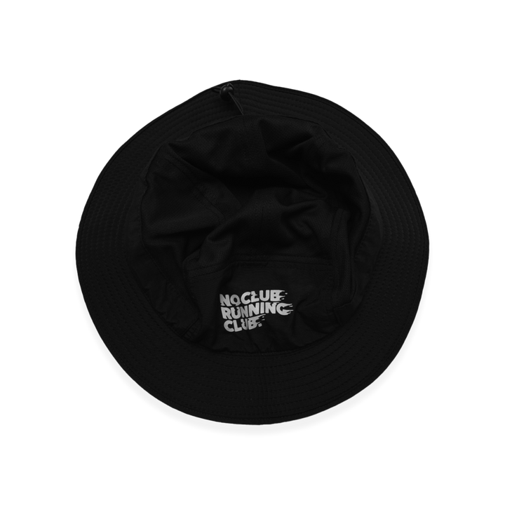 NCRC Headwear - Essentials Bucket Hat - Black With Reflective Branding