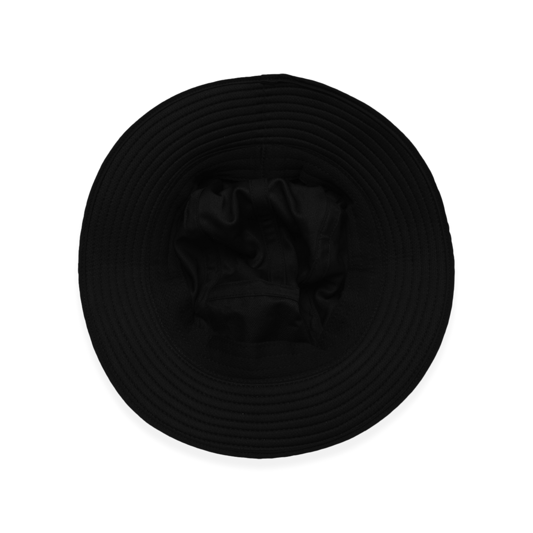 NCRC Headwear - Essentials Bucket Hat - Black With Reflective Branding