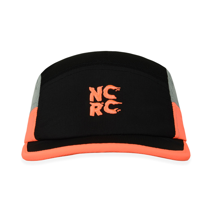 NCRC Headwear -  Short Peak Cap Summer '25 - Grey/Black/ Infared