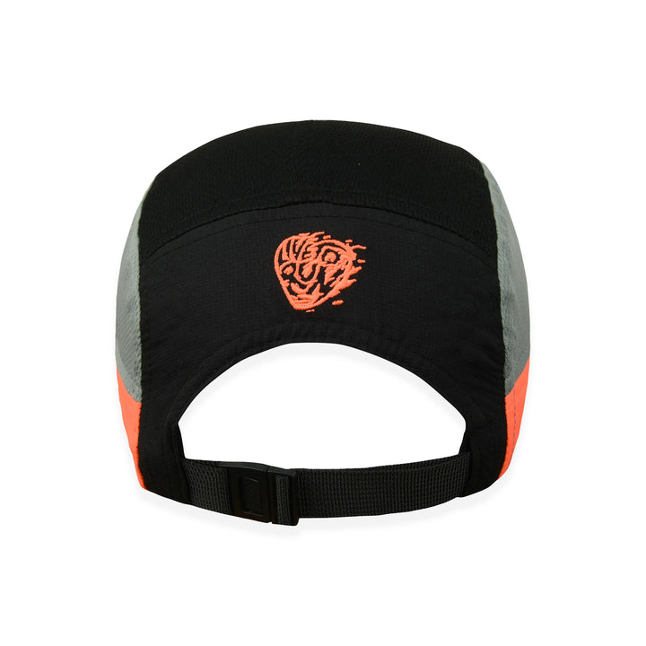 NCRC Headwear -  Short Peak Cap Summer '25 - Grey/Black/ Infared