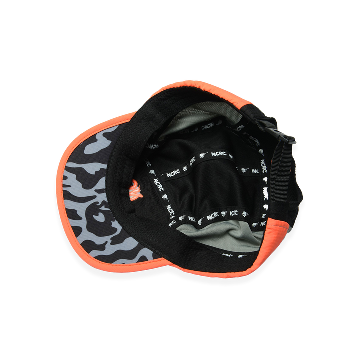 NCRC Headwear -  Short Peak Cap Summer '25 - Grey/Black/ Infared