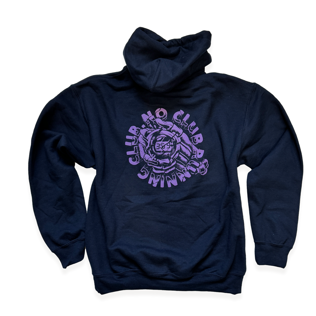 NCRC Unisex Fits:  STOPWATCH - Dryblend Pullover Hoodie - Navy