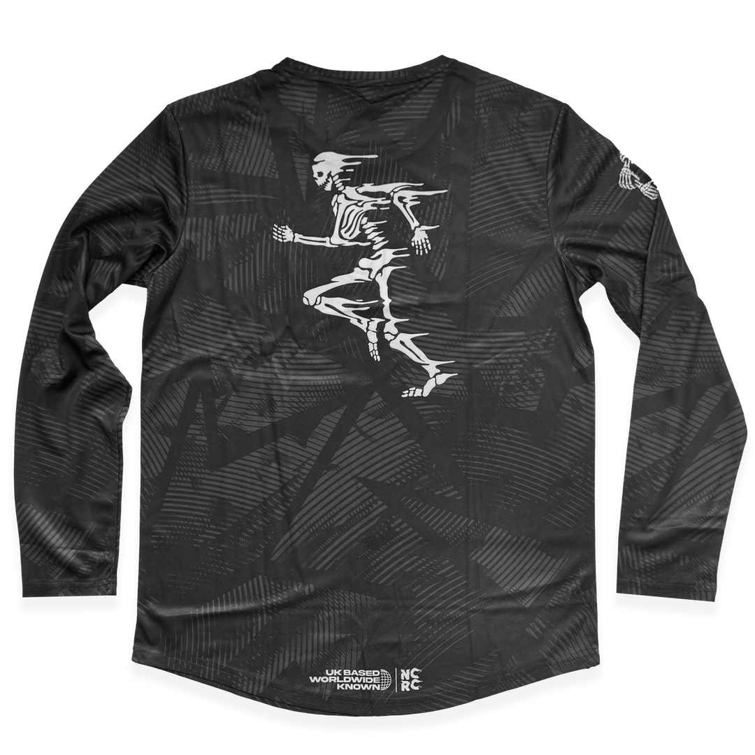 NCRC Essentials V2: Unisex Fits -  Long Sleeve Training Jersey - Black