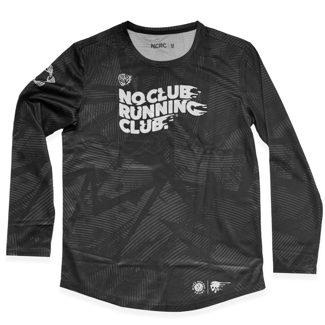 NCRC Essentials V2: Unisex Fits -  Long Sleeve Training Jersey - Black