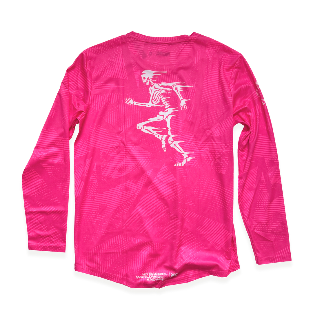 NCRC Essentials V2: Unisex Fits -  Long Sleeve Training Jersey - Fluro Pink