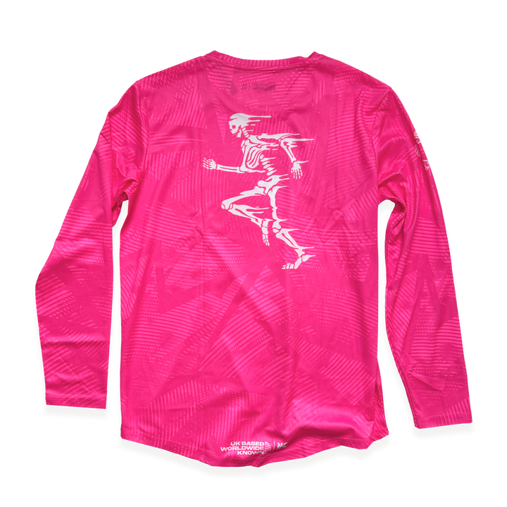 NCRC Essentials V2: Unisex Fits -  Long Sleeve Training Jersey - Fluro Pink
