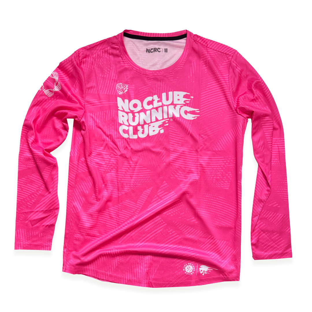 NCRC Essentials V2: Unisex Fits -  Long Sleeve Training Jersey - Fluro Pink