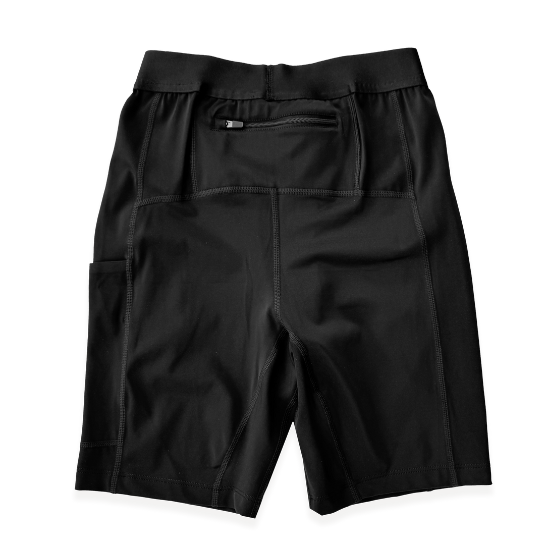 NCRC: Unisex  Fits:  Lycra Half Racing Tights - Black