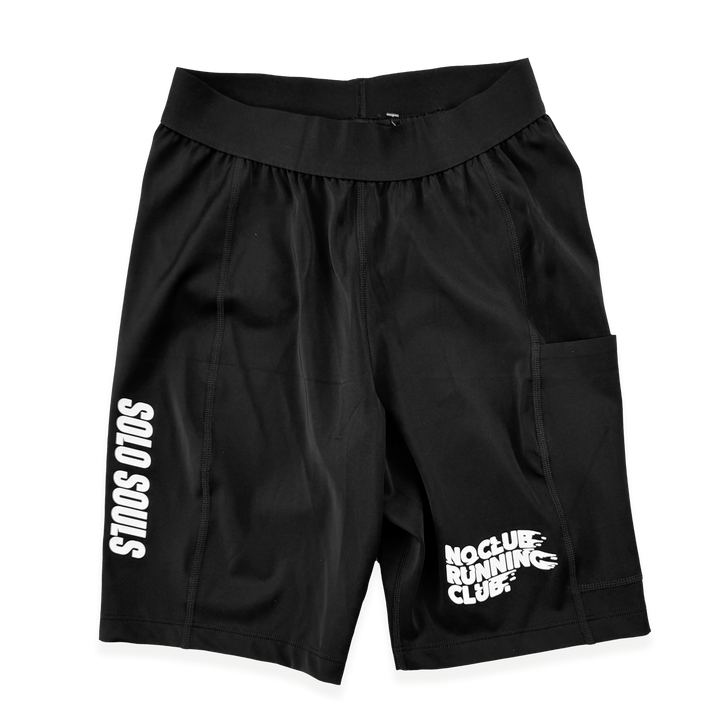 NCRC: Unisex  Fits:  Lycra Half Racing Tights - Black
