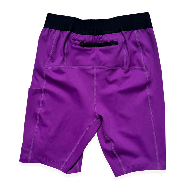 NCRC: Unisex  Fits:  Lycra Half Racing Tights - Purple
