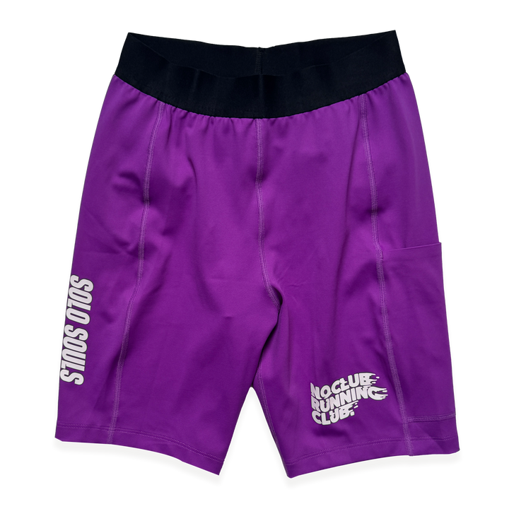 NCRC: Unisex  Fits:  Lycra Half Racing Tights - Purple