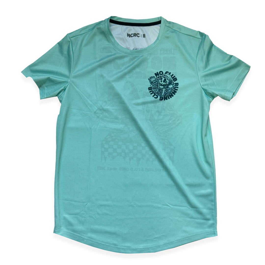 NCRC Unisex Fits: Carbs & Cold Ones - Short Sleeve Training Jersey - Hyper Duck Egg Blue