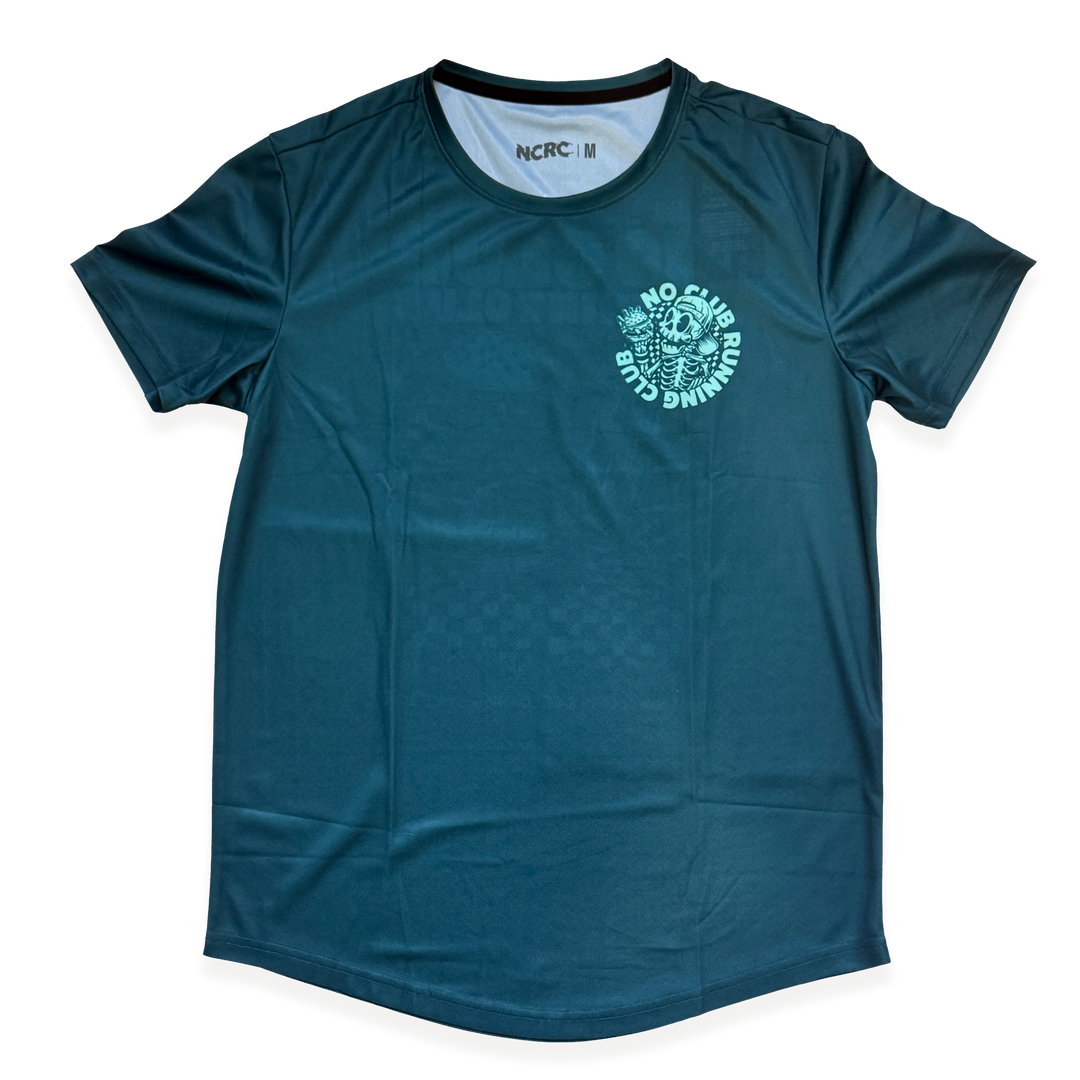 NCRC Unisex Fits: Carbs & Cold Ones - Short Sleeve Training Jersey - Petrol Blue