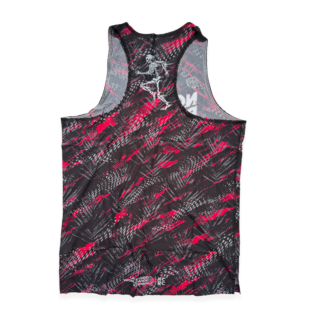 NCRC + : Unisex Fits -  Race Day Singlet - Black/Red/Silver/Charcoal