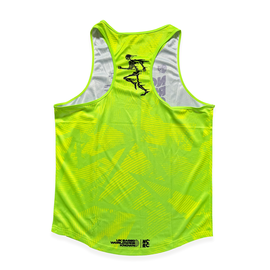 NCRC Essentials V2: Unisex Fits -  Training Singlet - Lemon & Lime