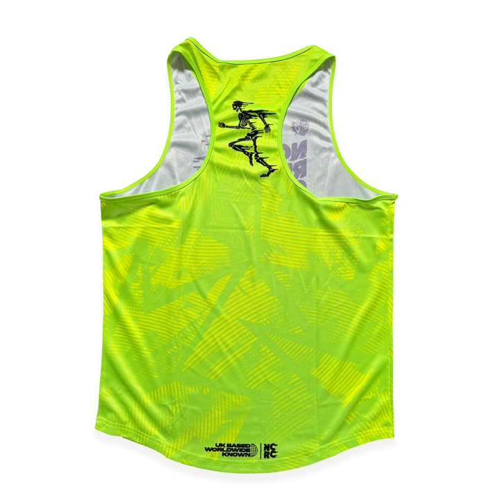NCRC Essentials V2: Unisex Fits -  Training Singlet - Lemon & Lime