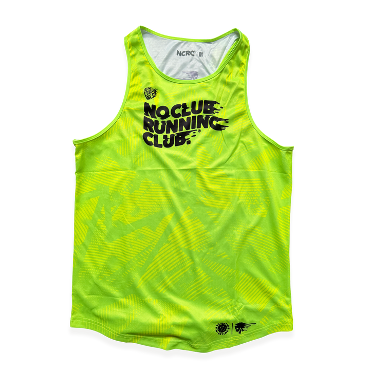 NCRC Essentials V2: Unisex Fits -  Training Singlet - Lemon & Lime