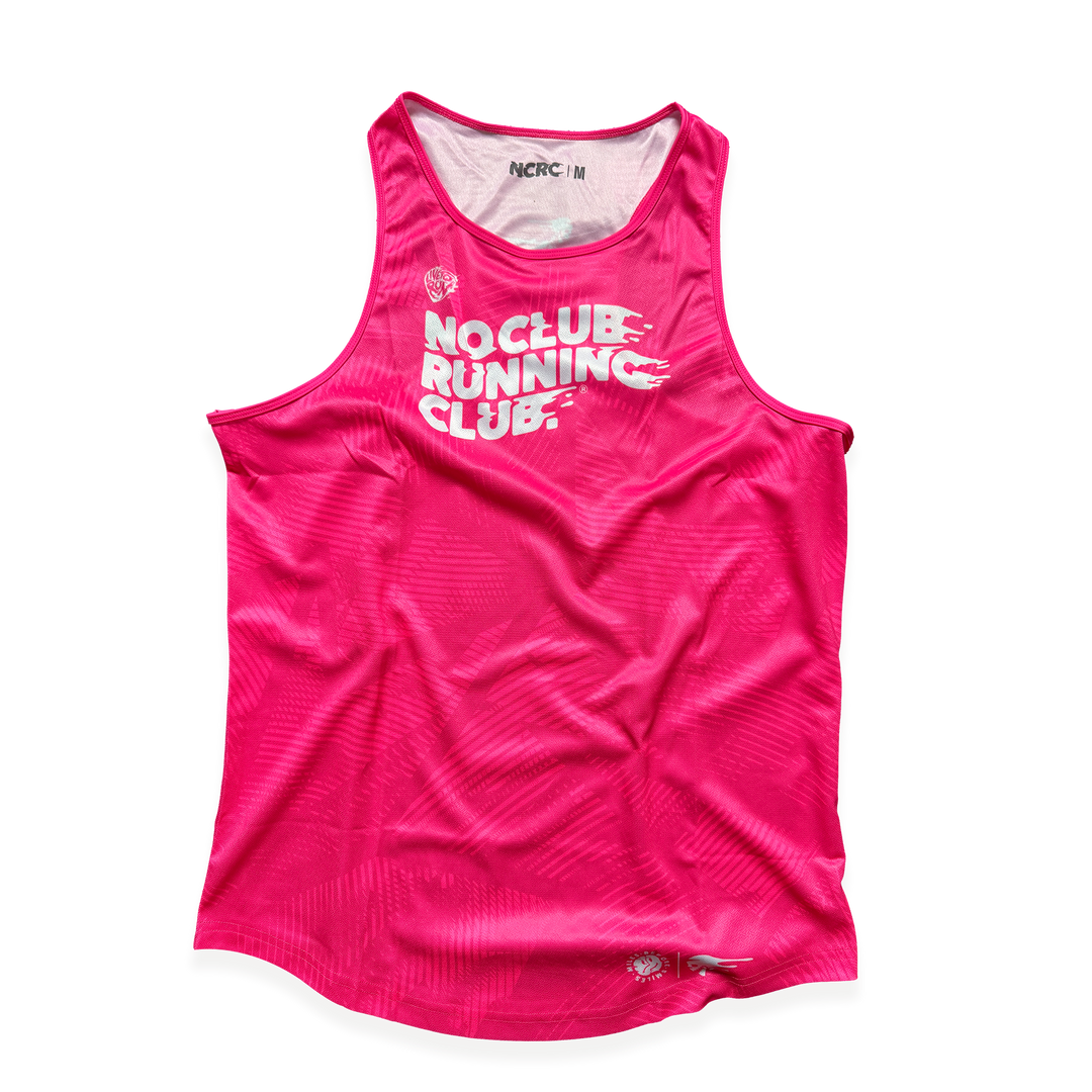 NCRC Essentials V2: Unisex Fits -  Training Singlet - Fluro Pink