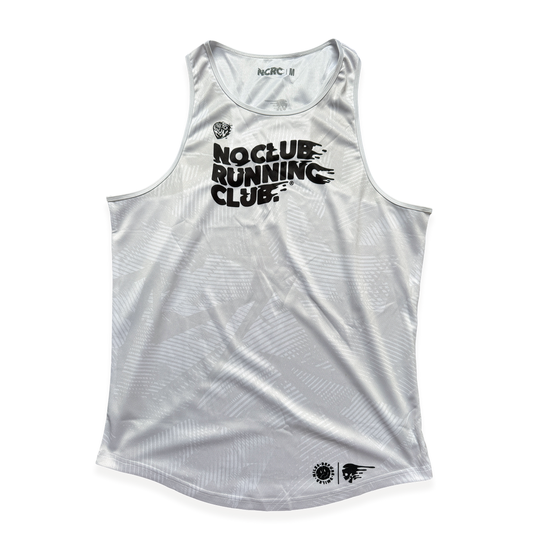 NCRC Essentials V2: Unisex Fits -  Training Singlet - White