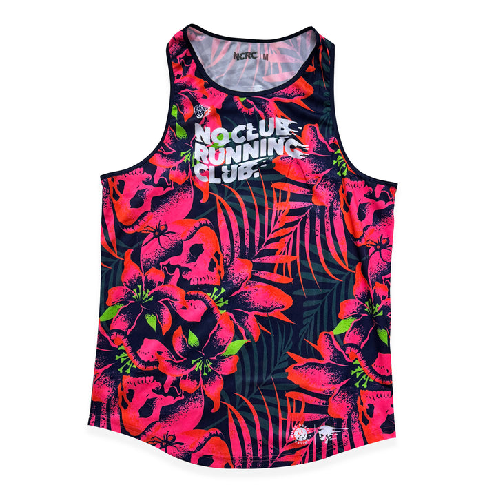 NCRC Unisex Fits: Bad Natured - Training Singlet - Navy/Fluro Pink/Blood Orange/Fluro Green