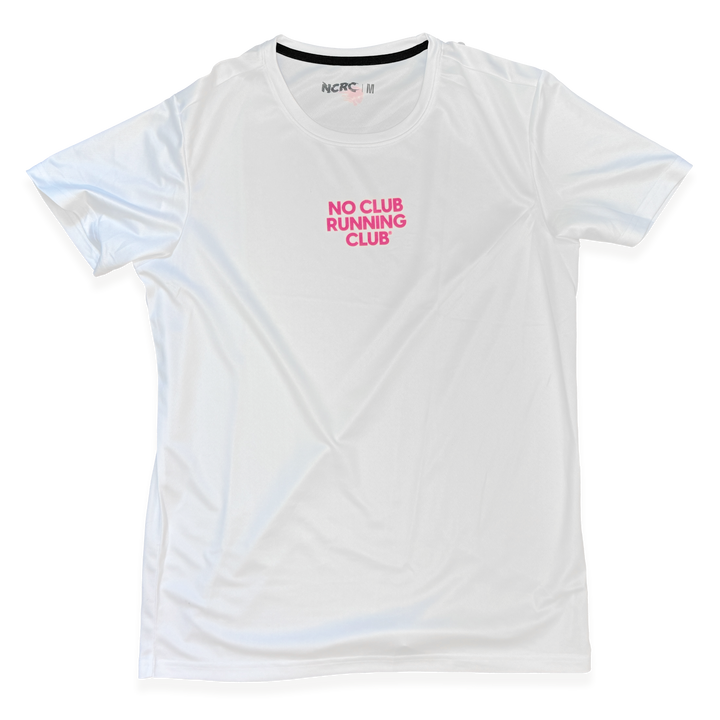 NCRC Unisex Fits: Classics - Short Sleeve Training Jersey -White/Magenta