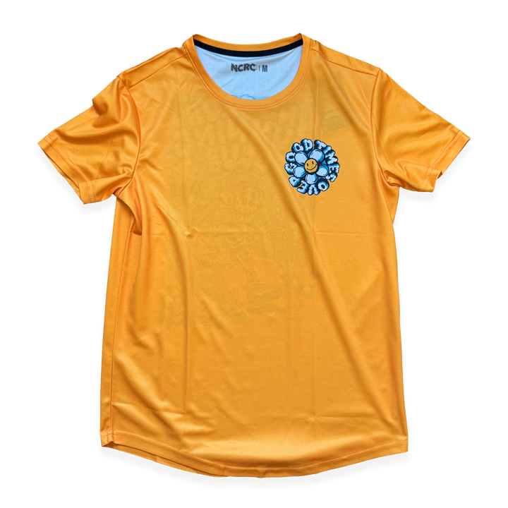 NCRC Unisex Fits: Good Times - Short Sleeve Training Jersey - Orange Sorbet