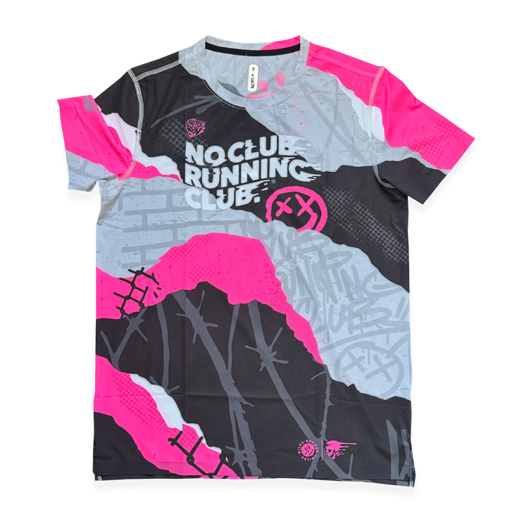 NCRC + : Unisex Fits -  Race Day Tee - Tore Up - Fluro Pink / Magenta