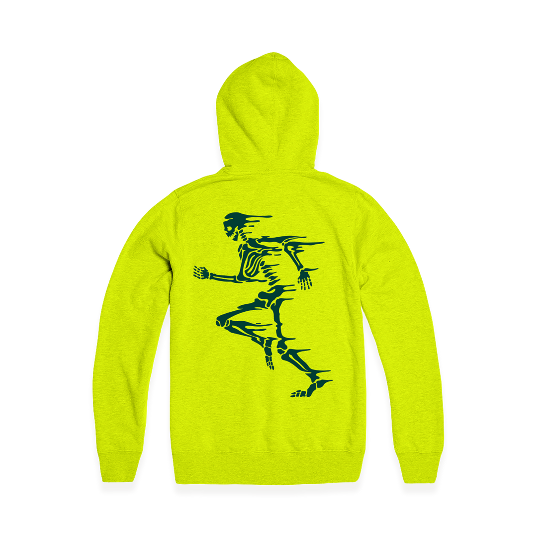 NCRC: Unisex Fits - Skelly Dryblend Pullover Hoodie '22 - Fluro Yellow