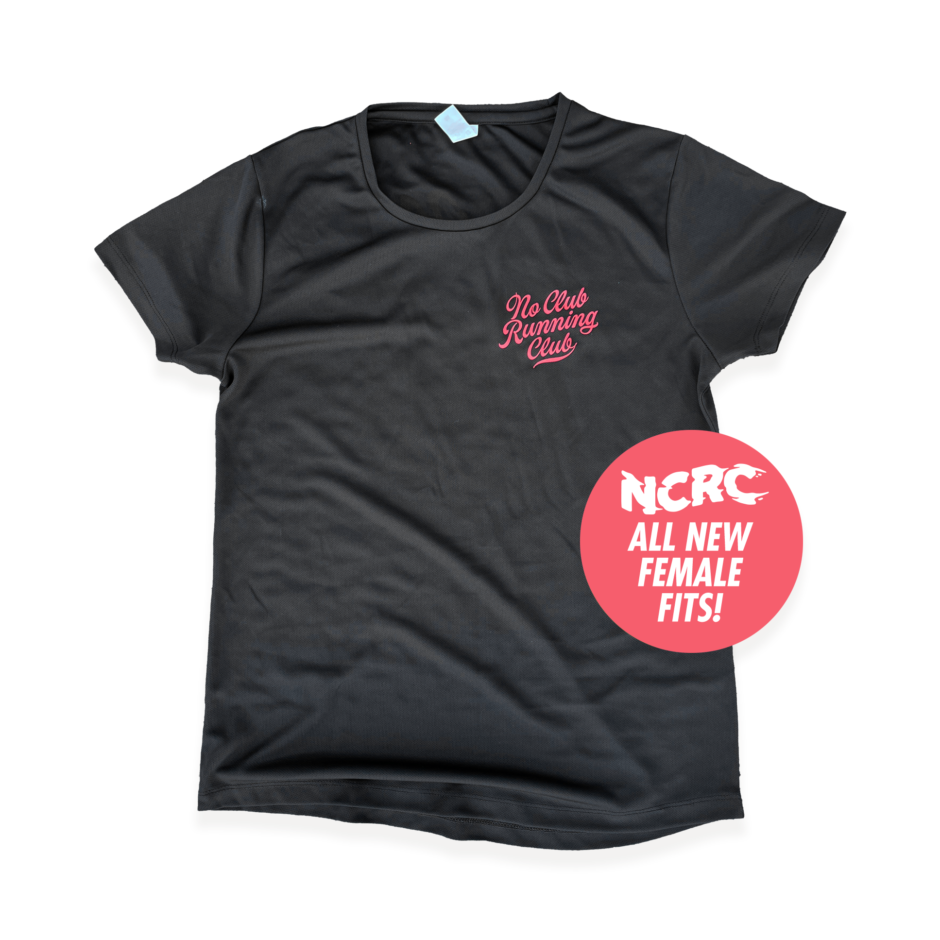 NCRC Female Fits: Autumn '23 - Limited Edition Short Sleeve Tee - Heritage - Black